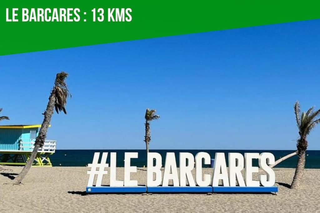 Le Carrousel - Apt Vue Mer - Plage A 10 M - Clim - Wifi Canet-en-Roussillon Exteriör bild